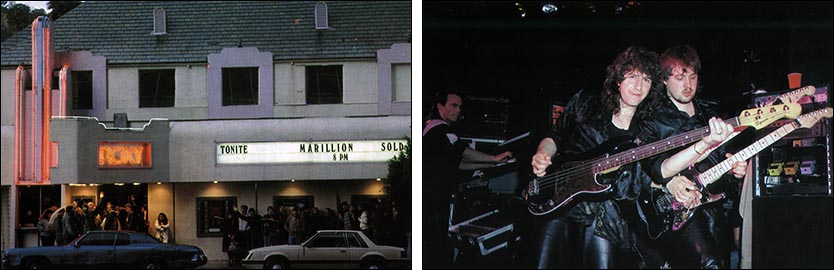 Marillion: The Roxy, Los Angeles - 15.-16.03.1986 - Photos taken from "The Web" - Issue No. 20